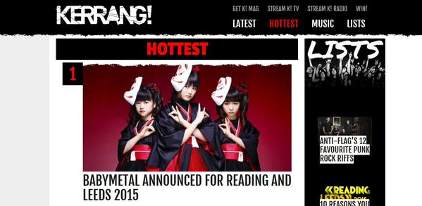 Babymetalを認められない海外メディア記者 海外情報 Babymetalの使徒 Babymetalを認められない海外メディア記者 海外情報 Babymetalの使徒