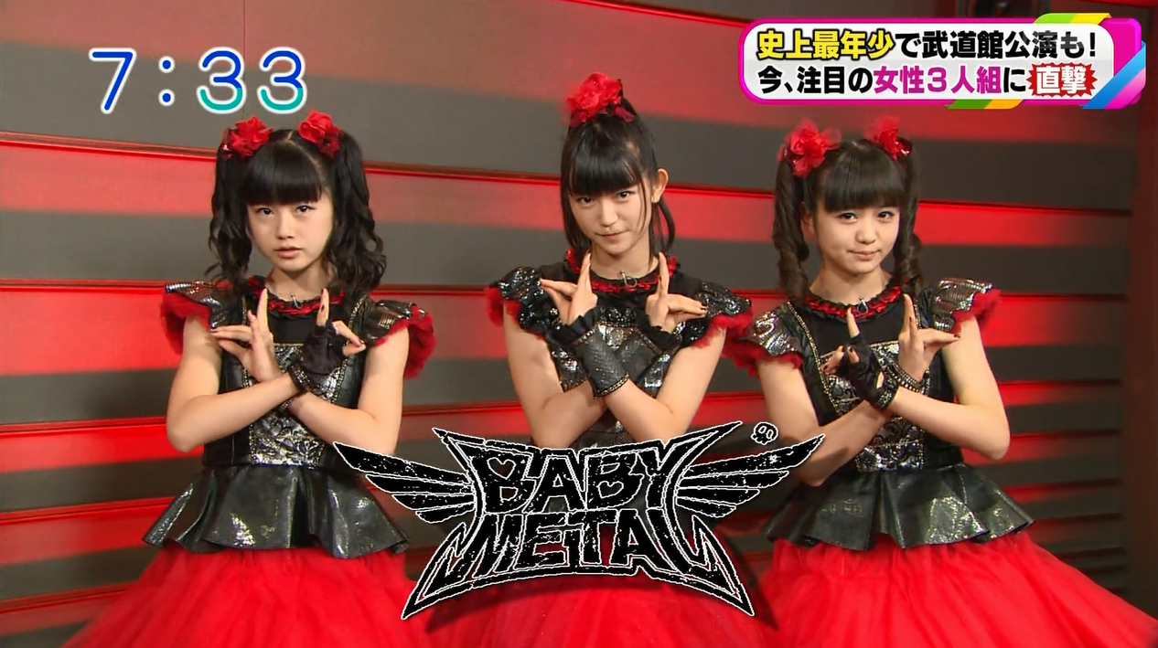 動画 10月14日 おはよう朝日インタビュー アカペラのヘドバンギャー披露 Babymetalの使徒