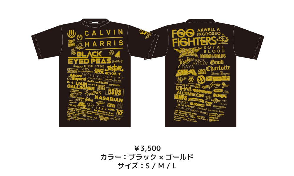 サマソニ公式グッズ公開 Babymetalロゴ入りtシャツ登場 Babymetalの使徒