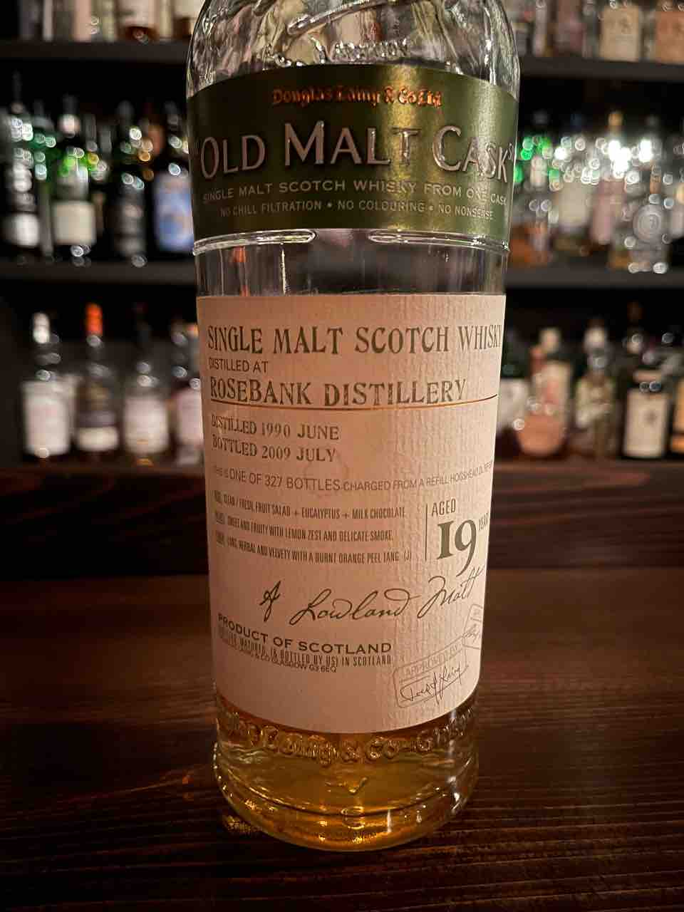 プロヴェナンス ローズバンク10年 Distil1990 bottle2001 プロヴェナンス ローズバンク10年 Distil1990 bottle2001