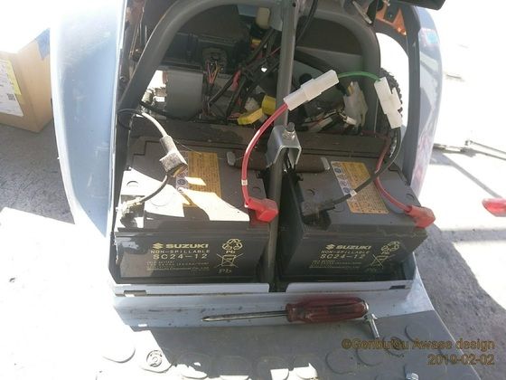 新品バッテリー セニアカー スズキ ET4E 容量アップ新品バッテリー