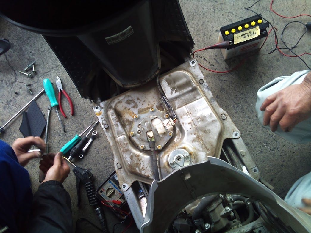 AF63 スマートDio Z4 エンジン時々掛からず後、全然掛からずの