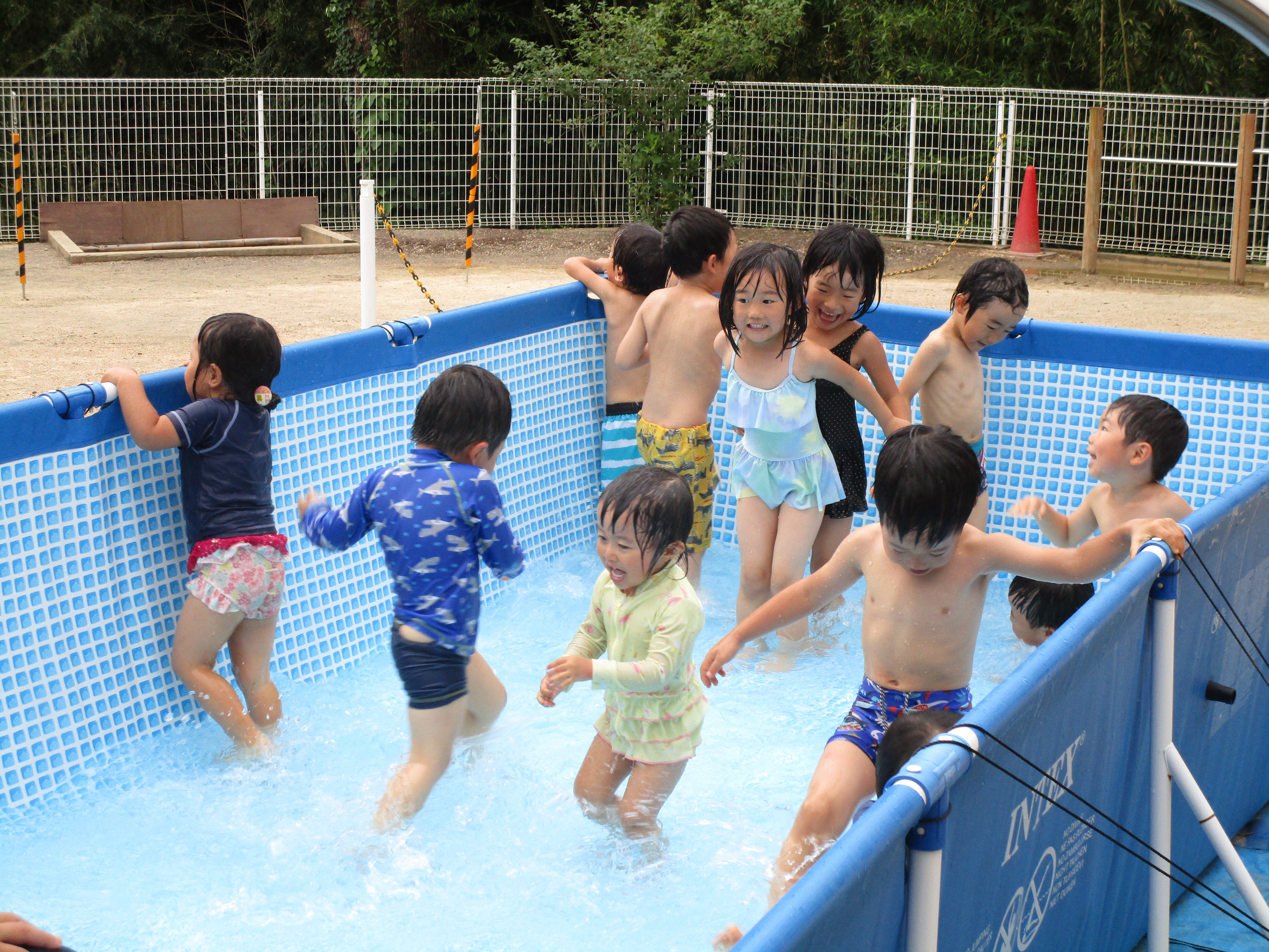 プール始まりました のぞみの丘保育園 ブログ