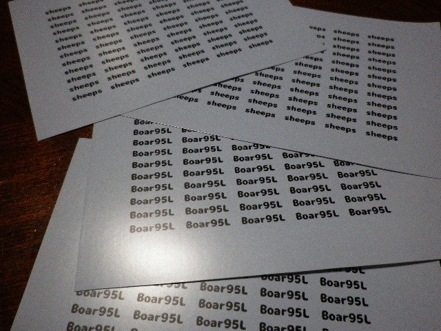 ルアーにネーム入れする すずきのハンドメイドルアー製作記