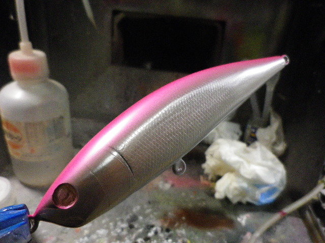 ソルトペンシル 塗装 すずきのハンドメイドルアー製作記