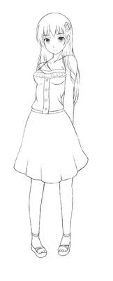 白崎楓_ラフmini