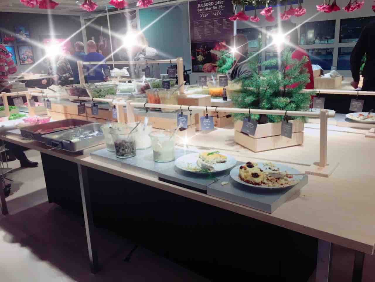 Ikeaのクリスマスビュッフェ スウェーデンでの生活 主に食べ物