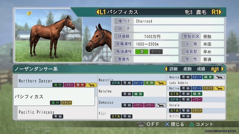 19年 ナリタブライアンの系統確立