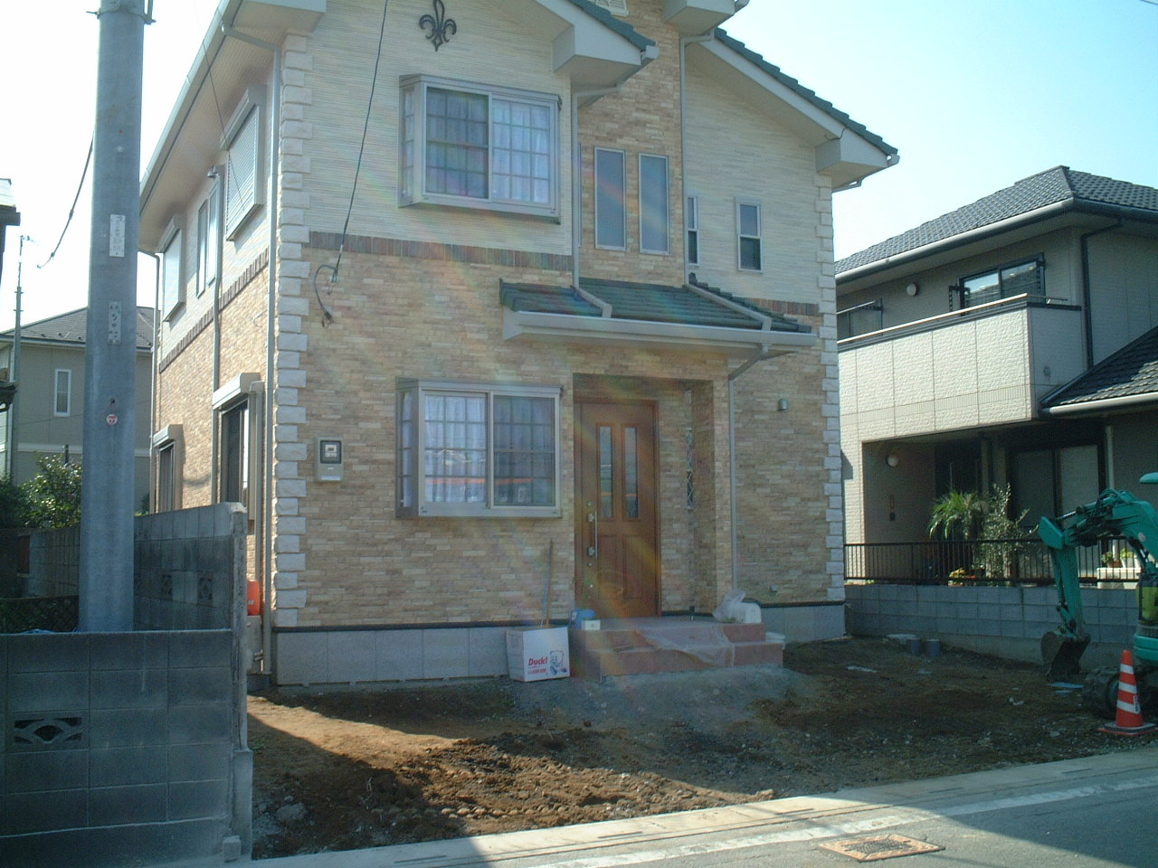 外構開始 埼玉県民共済で家を作ることになりました