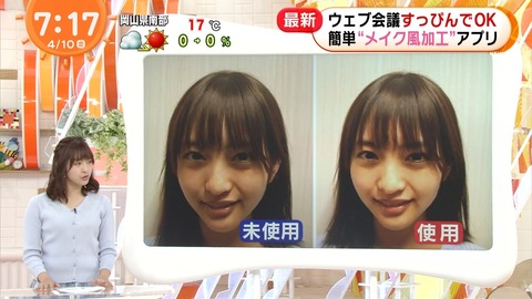 藤本万梨乃アナ　 鼻の穴