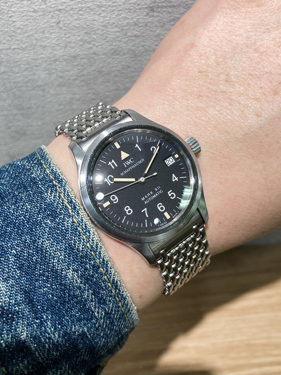 IWC/マーク12/アラビアマットブラックダイヤル/魚リューズ