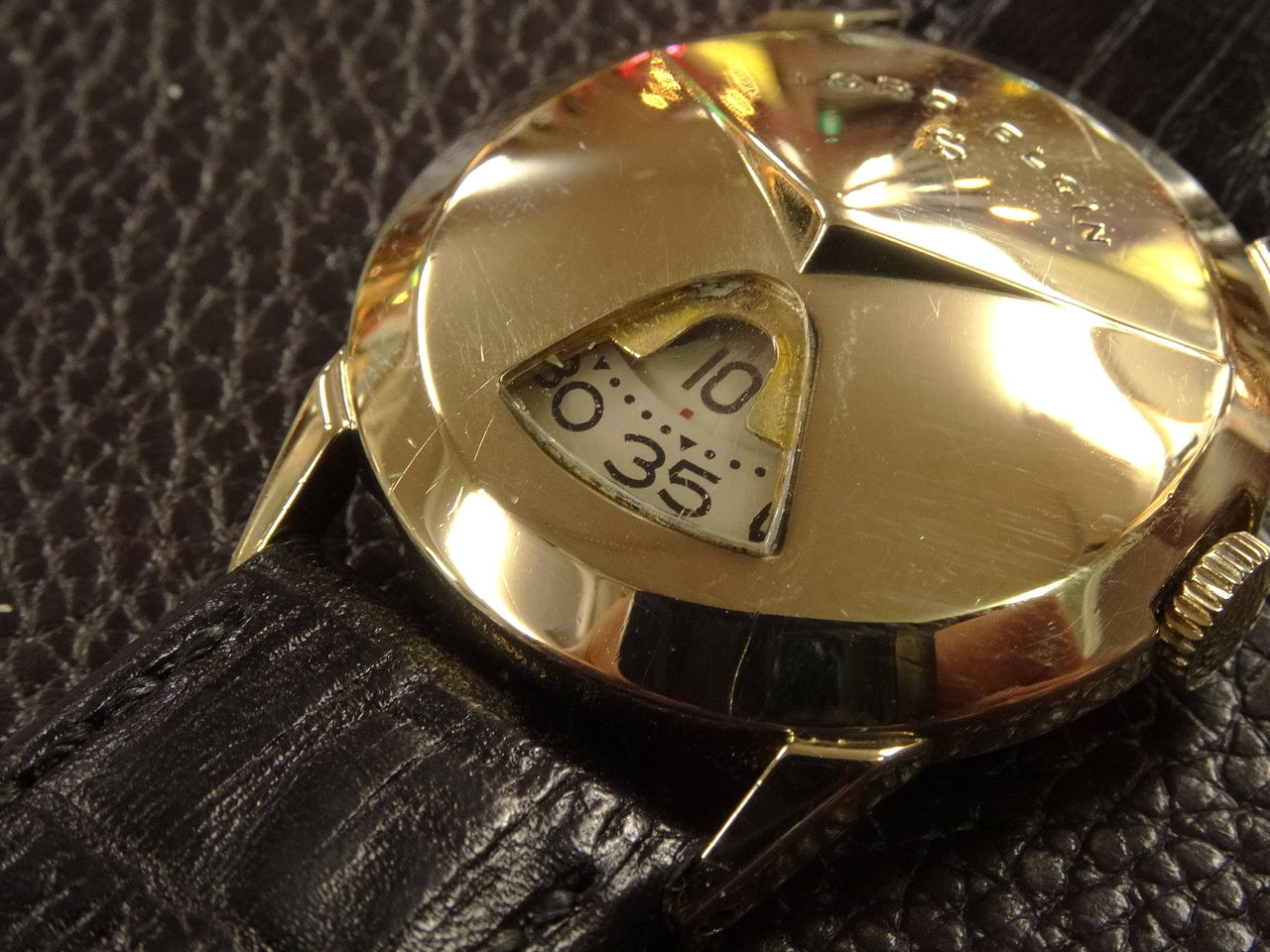 Lord LORD ELGIN/50S/手巻腕時計/鉄仮面/ジャンピングアワー Elgin