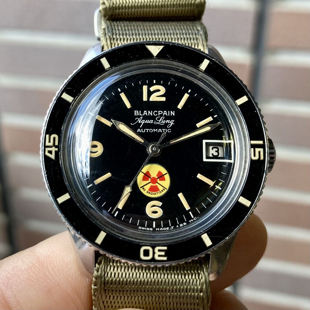 ブランパン FIFTY FATHOMS アクアラング アンティーク 腕時計