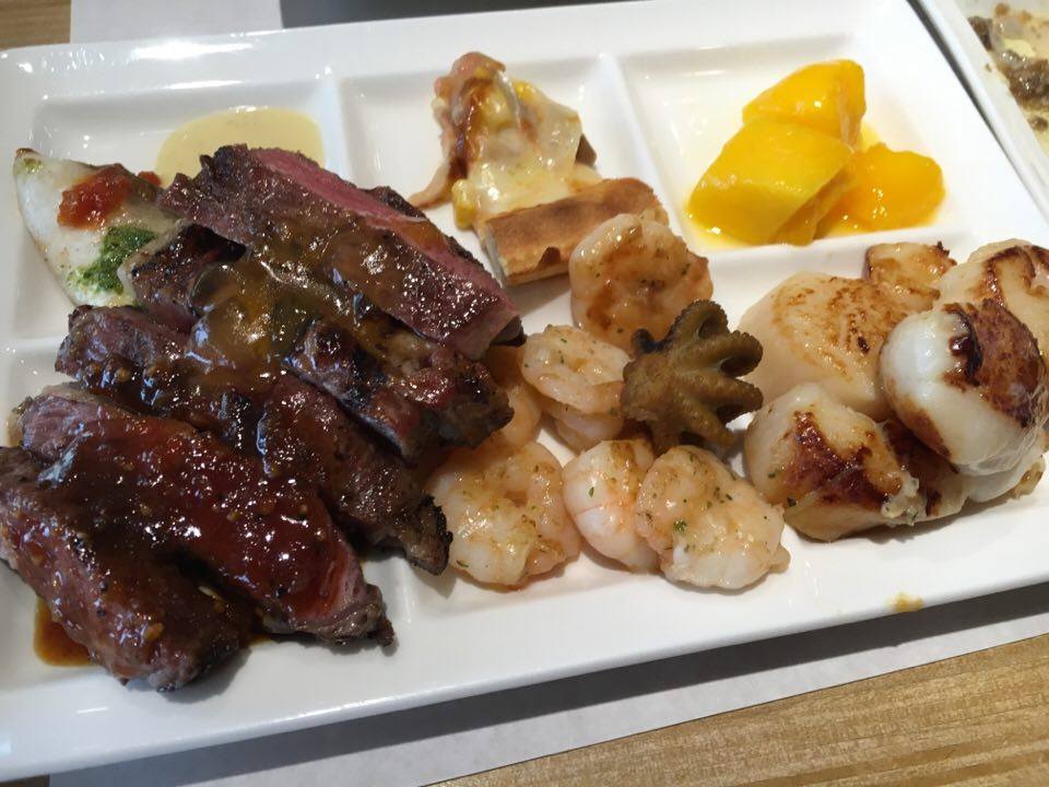 浅草 武蔵 浅草ビューホテルの26階にあるスカイグリルブッフェ バー グリルミート シーフードが食べ放題 カロリーの嵐