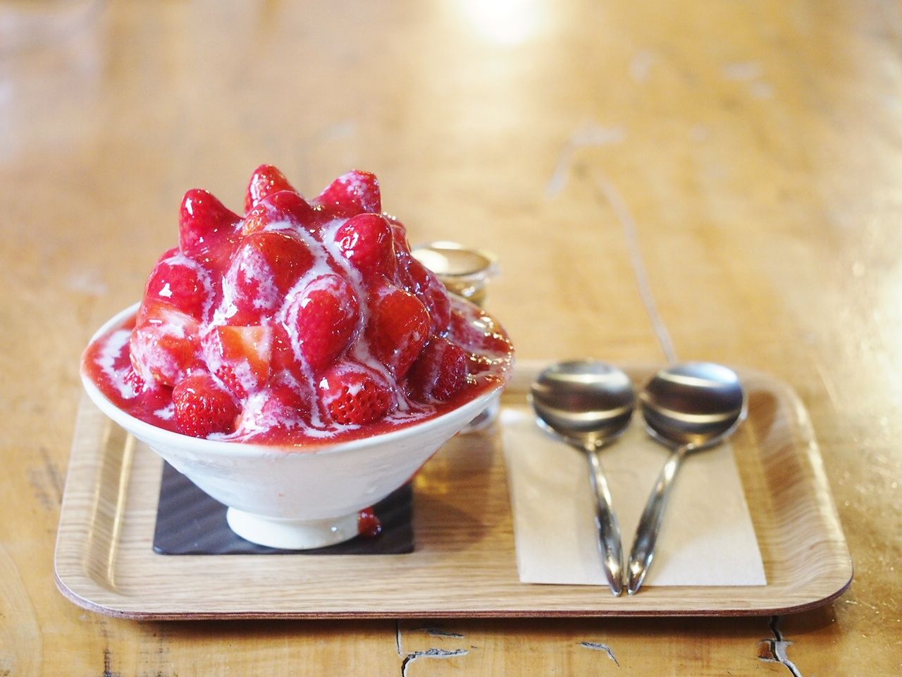 珈専舎たんぽぽのフォトジェニックなかき氷 神出の生いちごみるく氷 を堪能 スイーツハンター月ウサギの食べ日記 Powered By ライブドアブログ