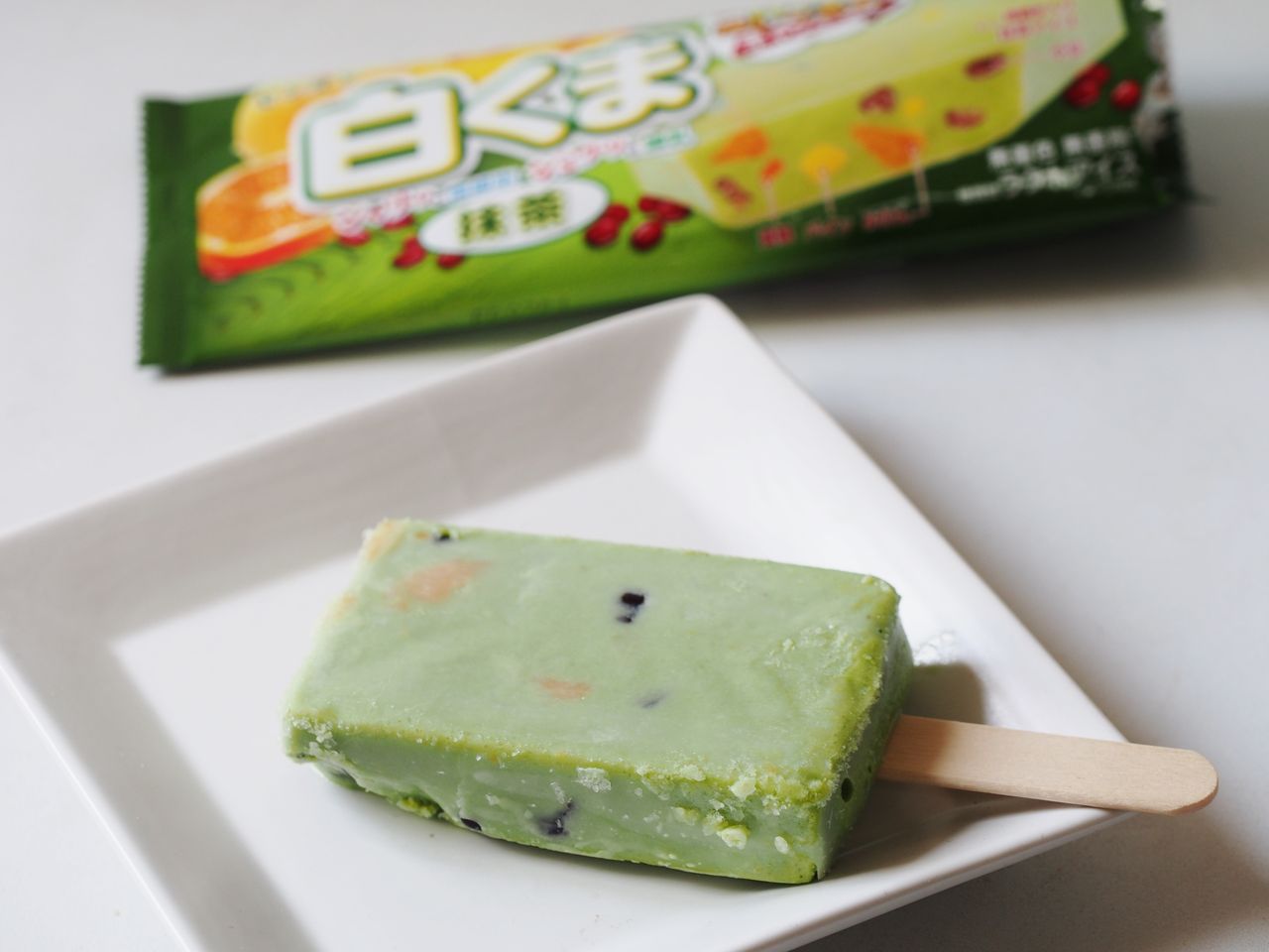 ファミリーマート限定 白くまの抹茶バージョン 白くま 抹茶 をハント スイーツハンター月ウサギの食べ日記