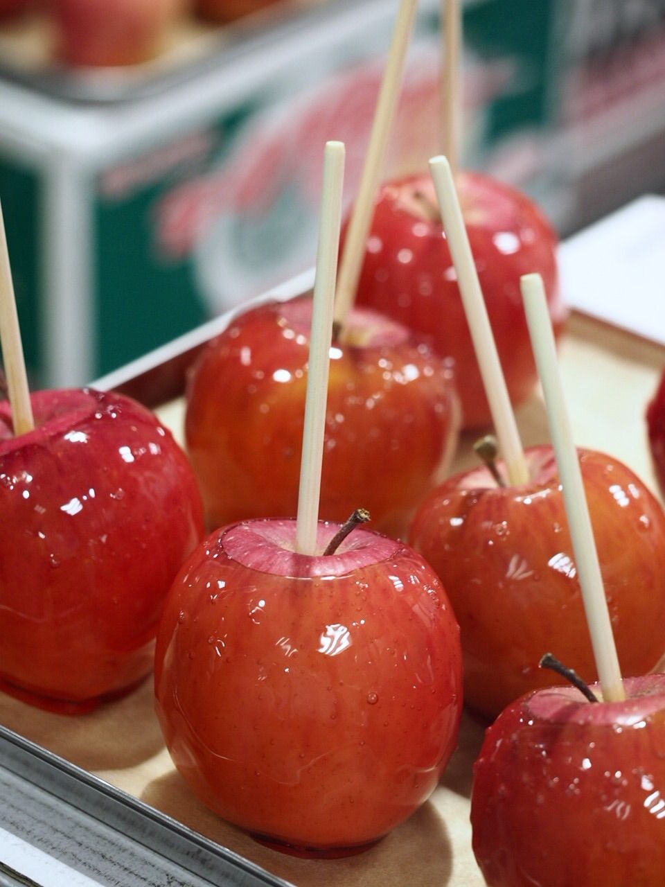 あべのハルカス近鉄本店 東京博覧会 で話題のポムダムールトーキョーのりんご飴をゲット スイーツハンター月ウサギの食べ日記