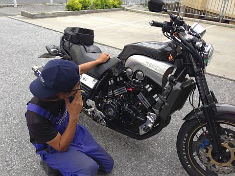 YAMAHA v-max1200 純正ダミーダクト YAMAHAVMAX1200 純正ダミーダクトオリジナル塗装