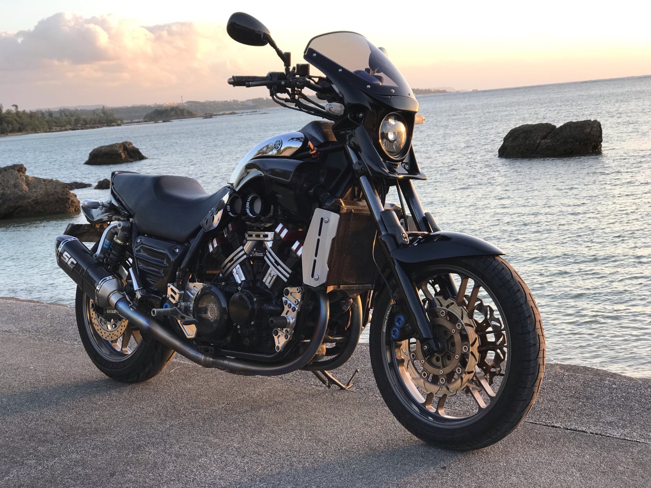 Vmax 1200 ダミーファンネル ダミーダクト : ネジのバイクブログ