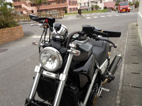 Vmax 1200 ComeStock カムストック ステルス リアビュ ミラー : ネジの