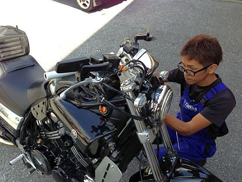 V-MAX 1200　ワイズギア　メタルマックスV2　エアスクープ左右 V-MAX 1200 ワイズギア メタルマックスV2 エアスクープ左右 Vmax