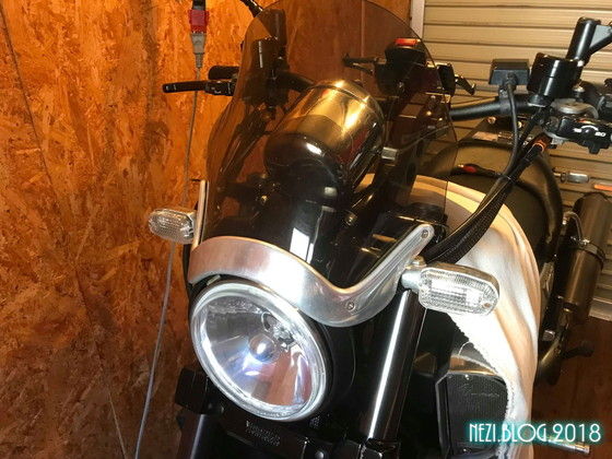 Vmax マスカロード新品 取り付けキット付き vmax1200 CHIC DESIGN シックデザイン マスカロード カラー：シャイニー