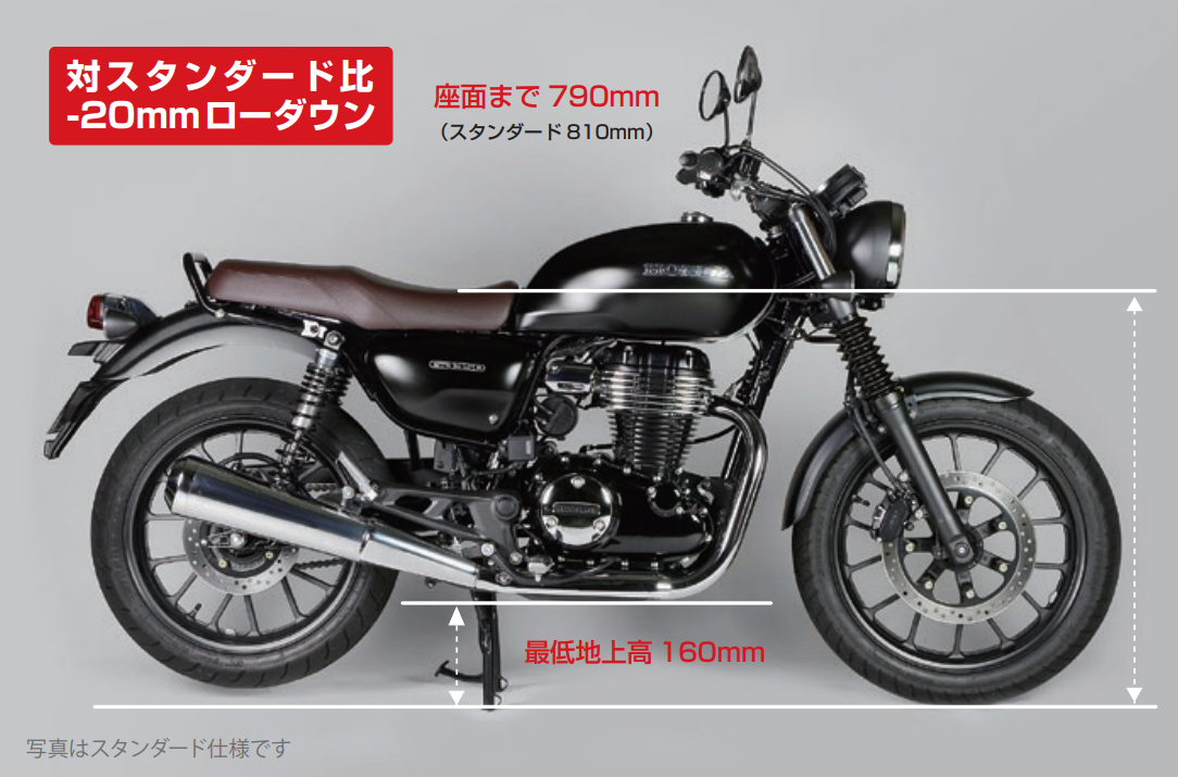 HONDA GB350 NITORON ローダウン サスペンション 販売開始 HONDA GB350 NITORON ローダウン サスペンション 販売開始