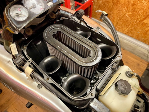 Vmax 1200 K&N エアフィルター メンテナンス : ネジのバイクブログ Vmax 1200 K&N エアフィルター メンテナンス : ネジのバイクブログ