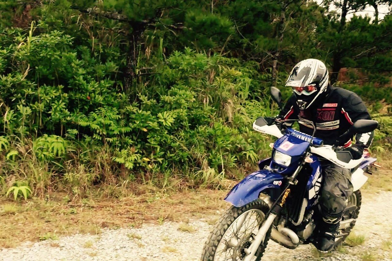 セロー250 林道ツーリング ネジのバイクブログ