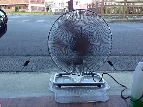 業務用床置式扇風機 ネジのバイクブログ