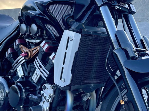 v-max 1200 オーバーアルミラジエーターサイドカバー