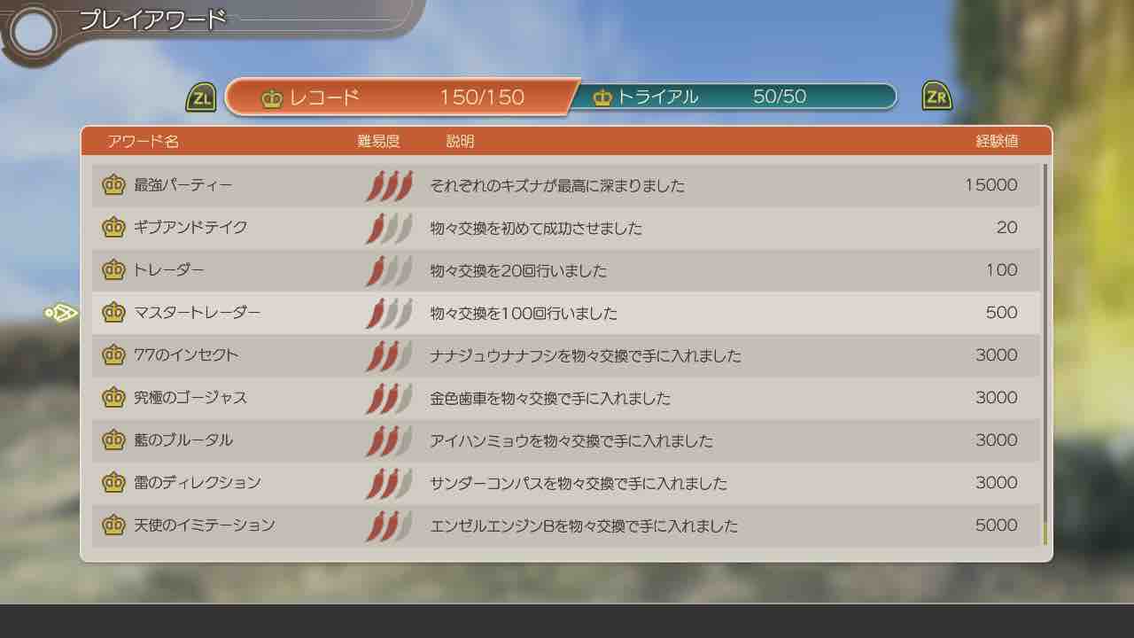 ゼノブレイド Definitive Edition ついにプレイアワードを完全制覇 Swgmのアメとアメ