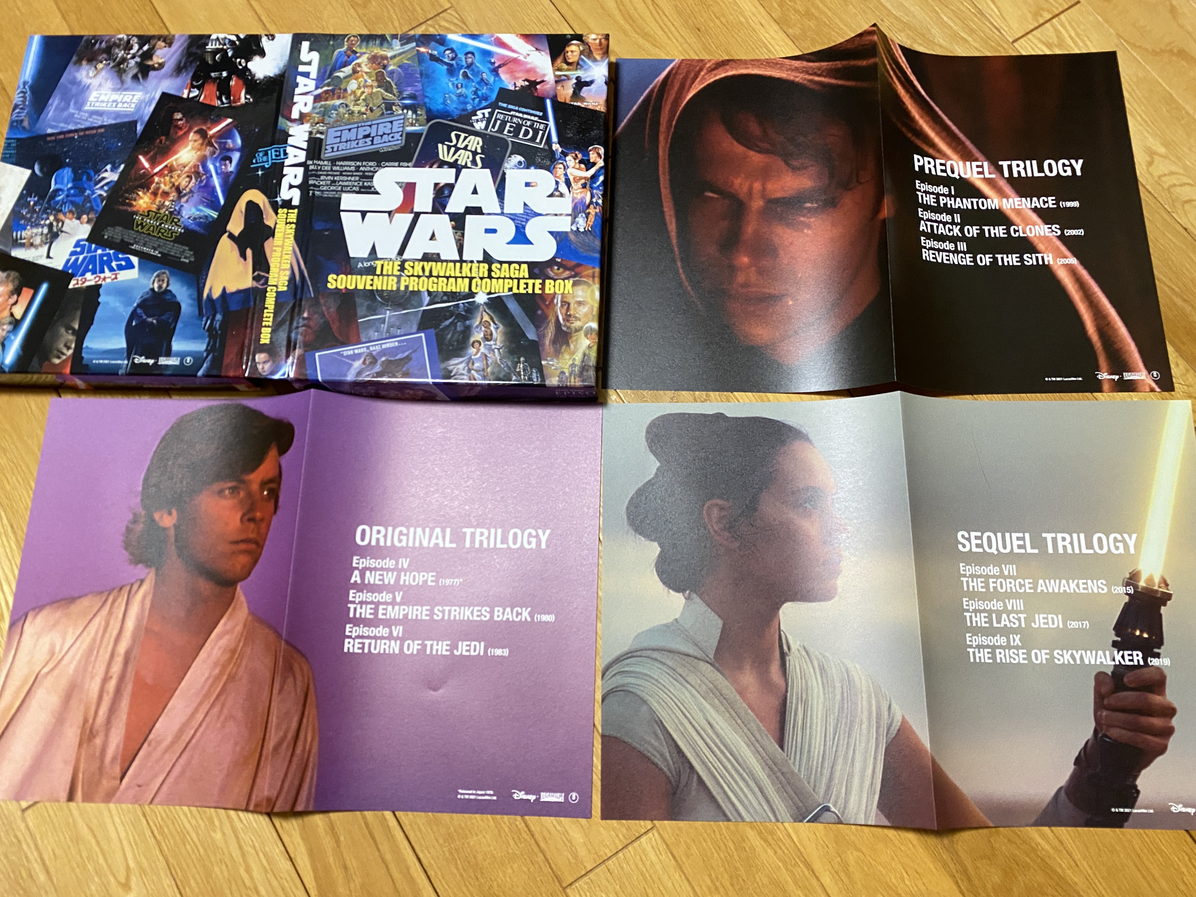 スターウォーズ 復刻版劇場パンフレット コンプリートBOX 実質現金]「スター・ウォーズ」復刻版劇場パンフレット