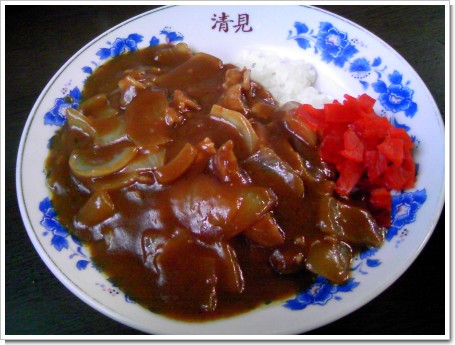 清見そばカレーライス 清見そばカレーライス