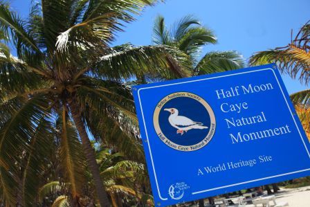 halfmoon caye sign