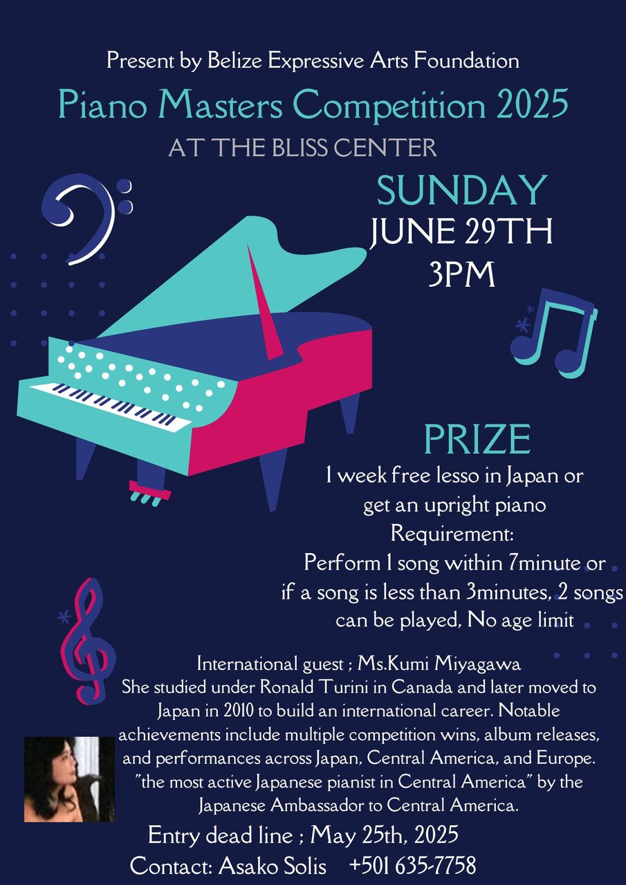 Poster Piano Masters competition 2025