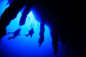 blue hole underwater