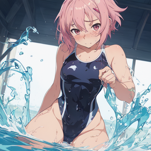 リズベット(ソードアートオンライン) 競泳水着