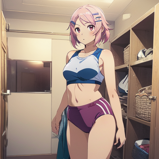 リズベット(ソードアートオンライン) スポーツブラ&ブルマ