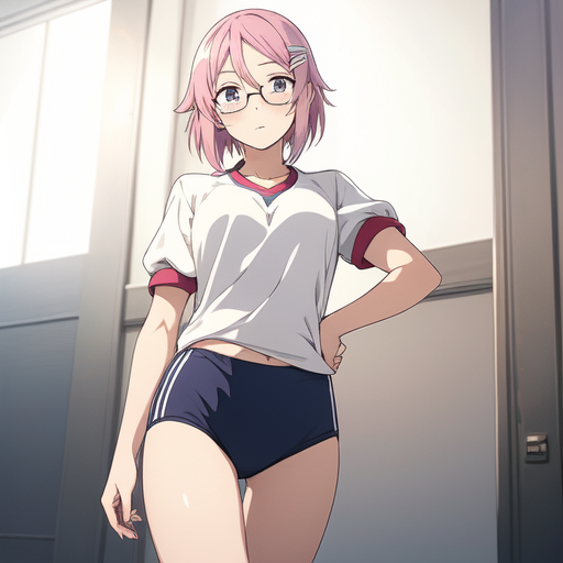 リズベット(ソードアートオンライン) 体操着(ブルマ)眼鏡ver.