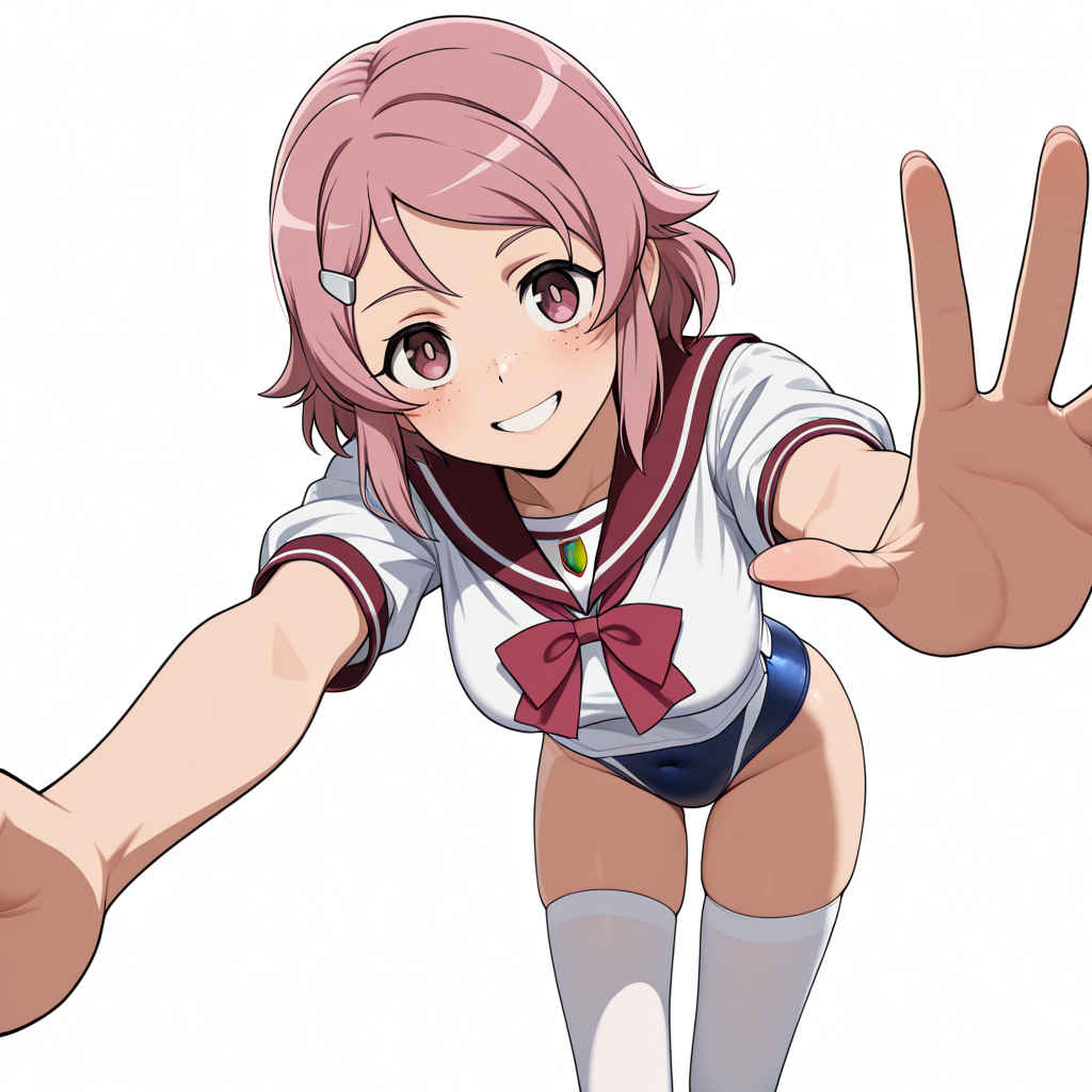 1893296610104649478リズベット(ソードアートオンライン) セーラースク水ニーソ