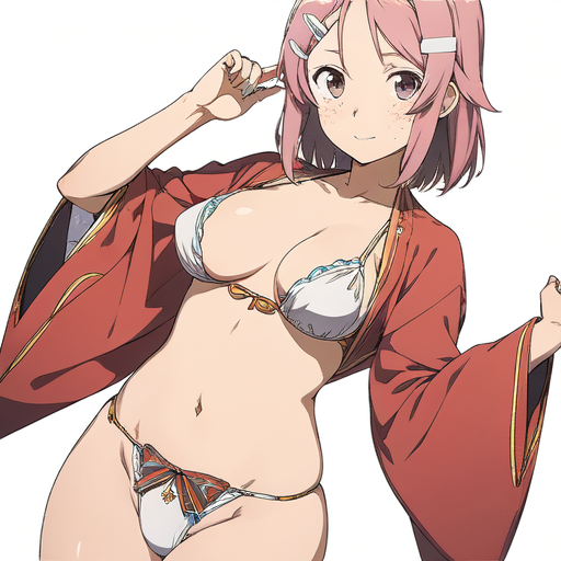 リズベット(ソードアートオンライン) 着物&下着