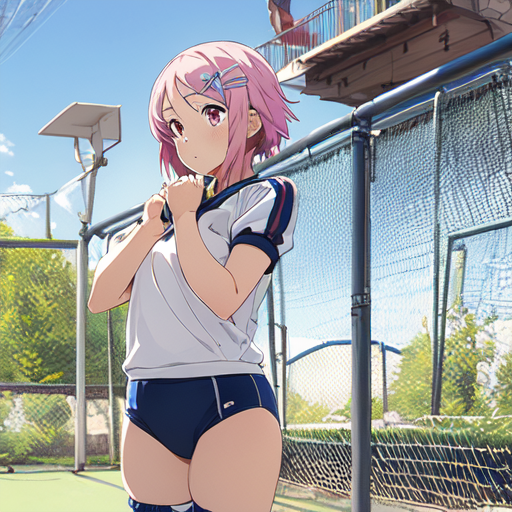 リズベット(ソードアートオンライン) 体操着(紺ブルマ)