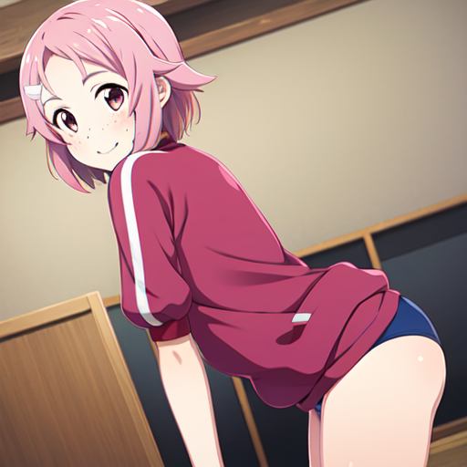 リズベット(ソードアートオンライン) 体操着(紺ブルマ)