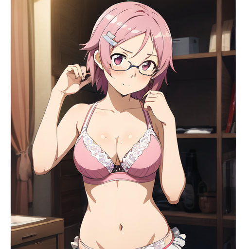 リズベット(ソードアートオンライン) 下着(眼鏡ver.)