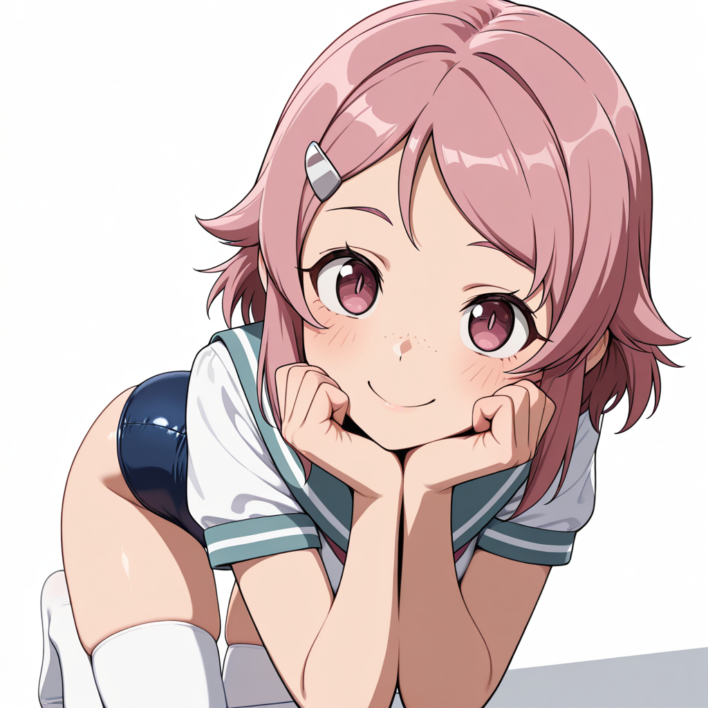 1893292614263639428リズベット(ソードアートオンライン) セーラースク水ニーソ