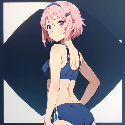 リズベット(ソードアートオンライン) スポーツブラ&ブルマ