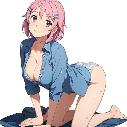 リズベット(ソードアートオンライン) Yシャツ&下着