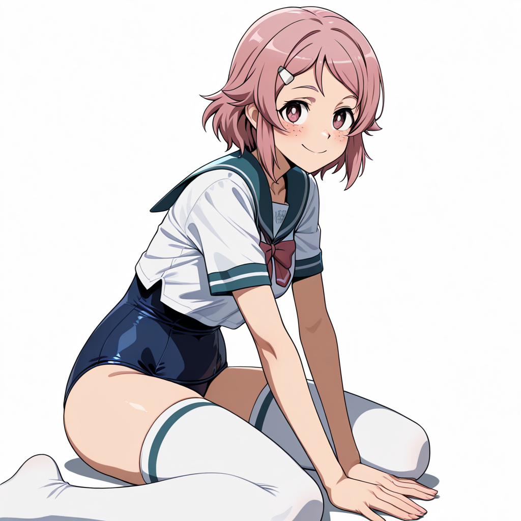 1894717272778071299 リズベット セーラースク水ニーソ