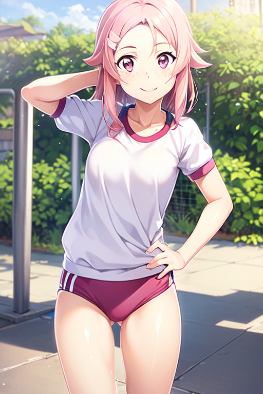 リズベット(ソードアートオンライン) 体操着(赤ブルマ)